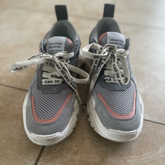 Zadig & Voltaire Women’s Platform Sneakers - Picture 4 of 12